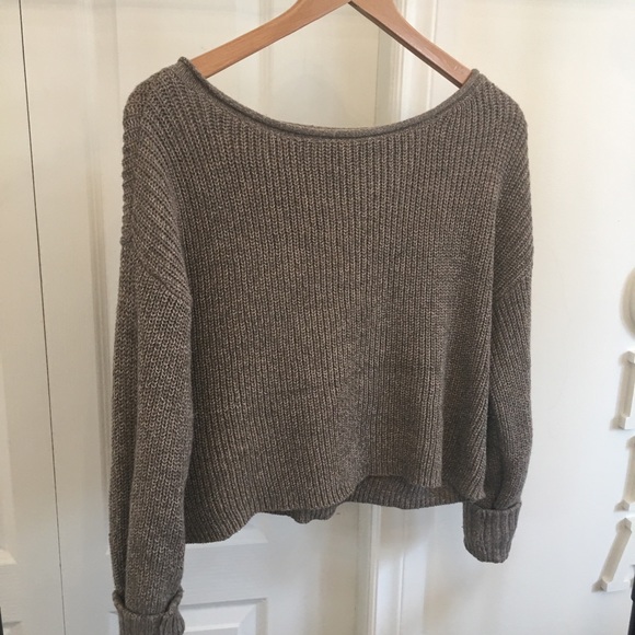 ⭐️GARAGE - mocha sweater!!!⭐️ - Picture 2 of 4